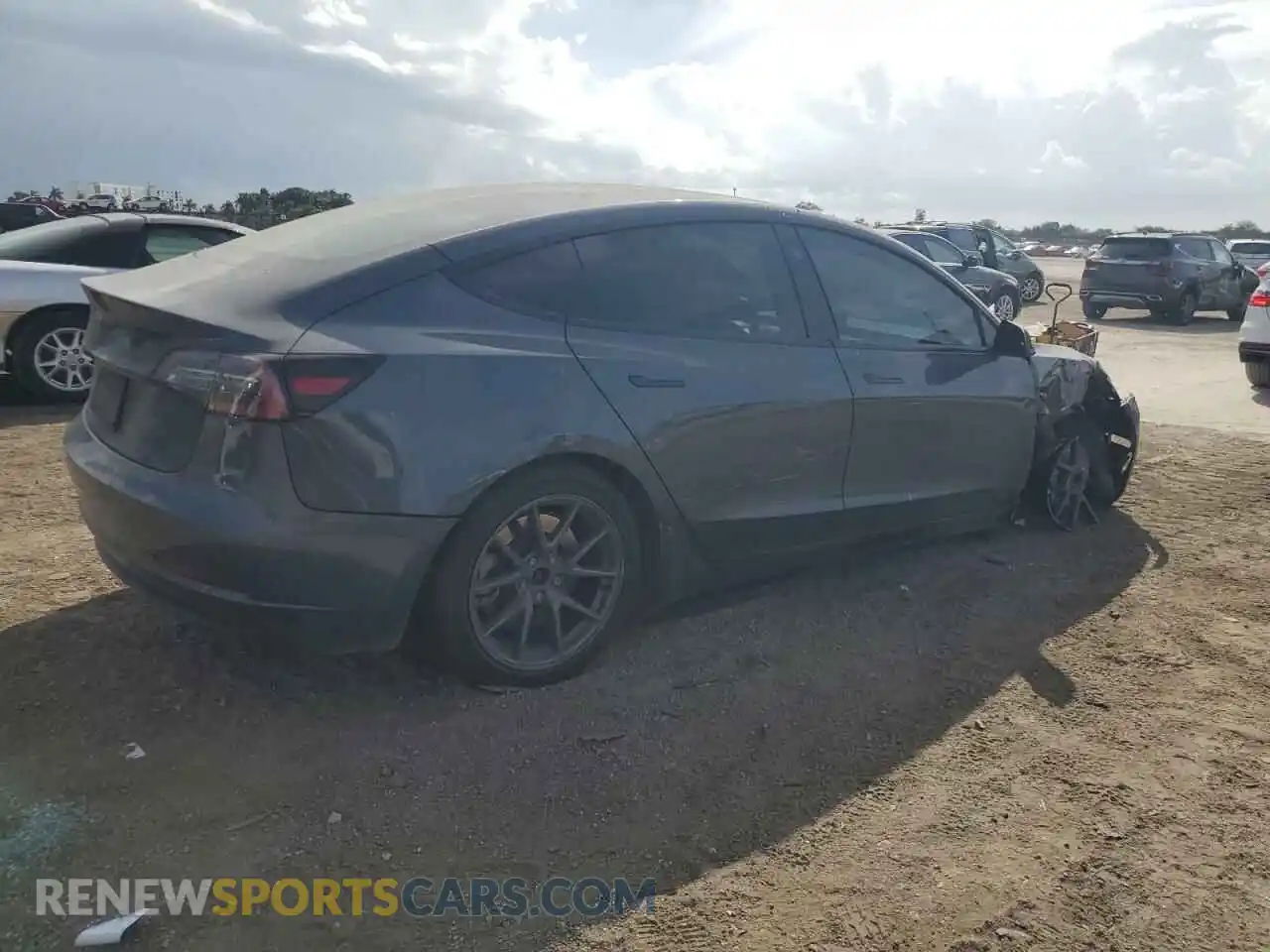 3 Photograph of a damaged car 5YJ3E1EAXPF545348 TESLA MODEL 3 2023