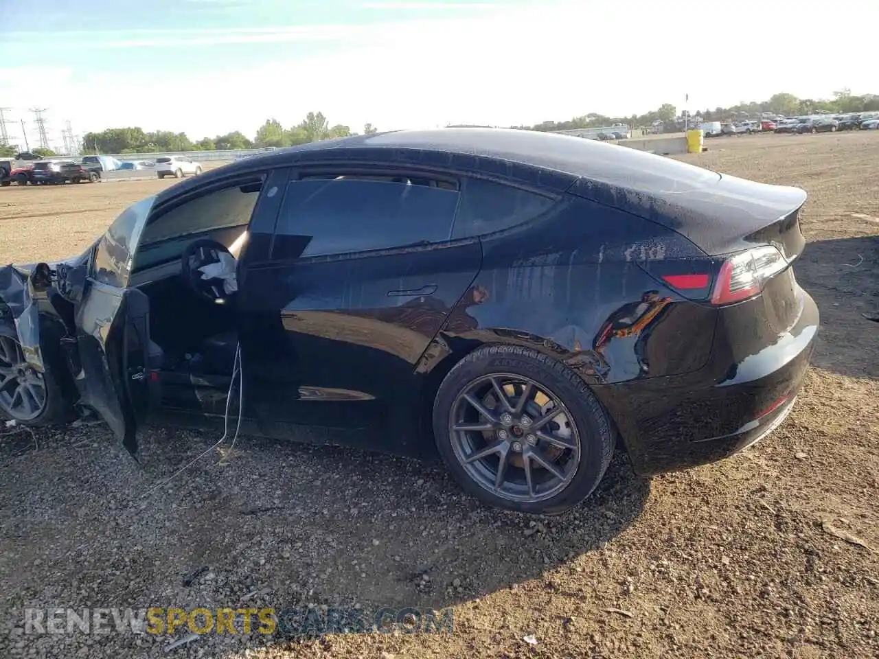 2 Photograph of a damaged car 5YJ3E1EAXPF549495 TESLA MODEL 3 2023