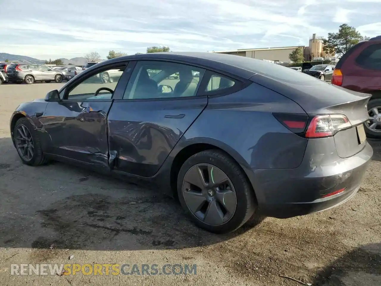 2 Photograph of a damaged car 5YJ3E1EAXPF550775 TESLA MODEL 3 2023