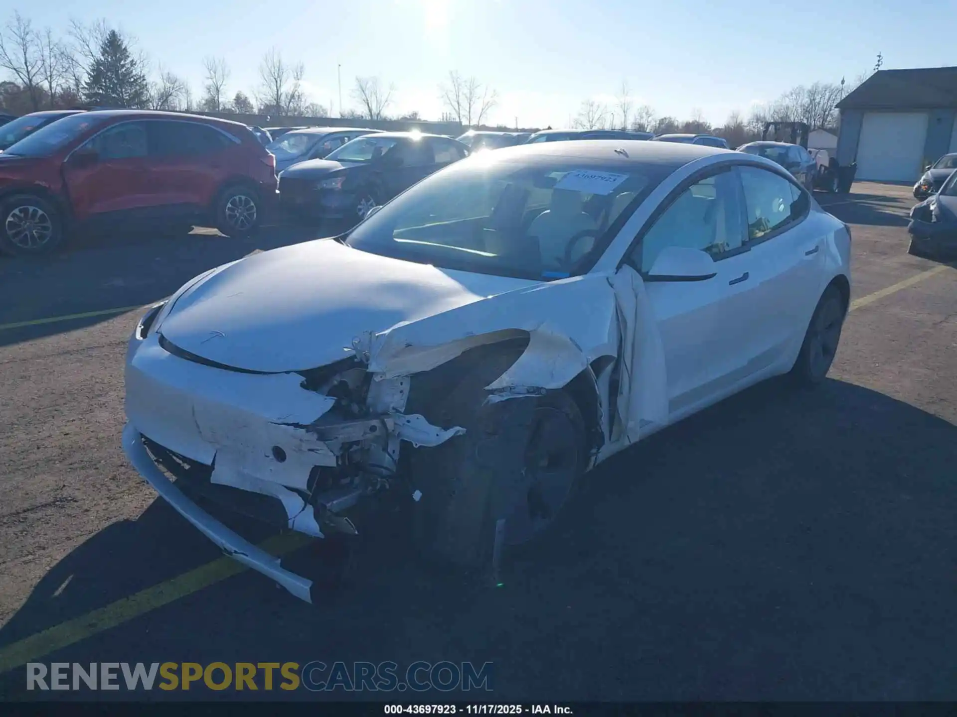 2 Photograph of a damaged car 5YJ3E1EAXPF551344 TESLA MODEL 3 2023