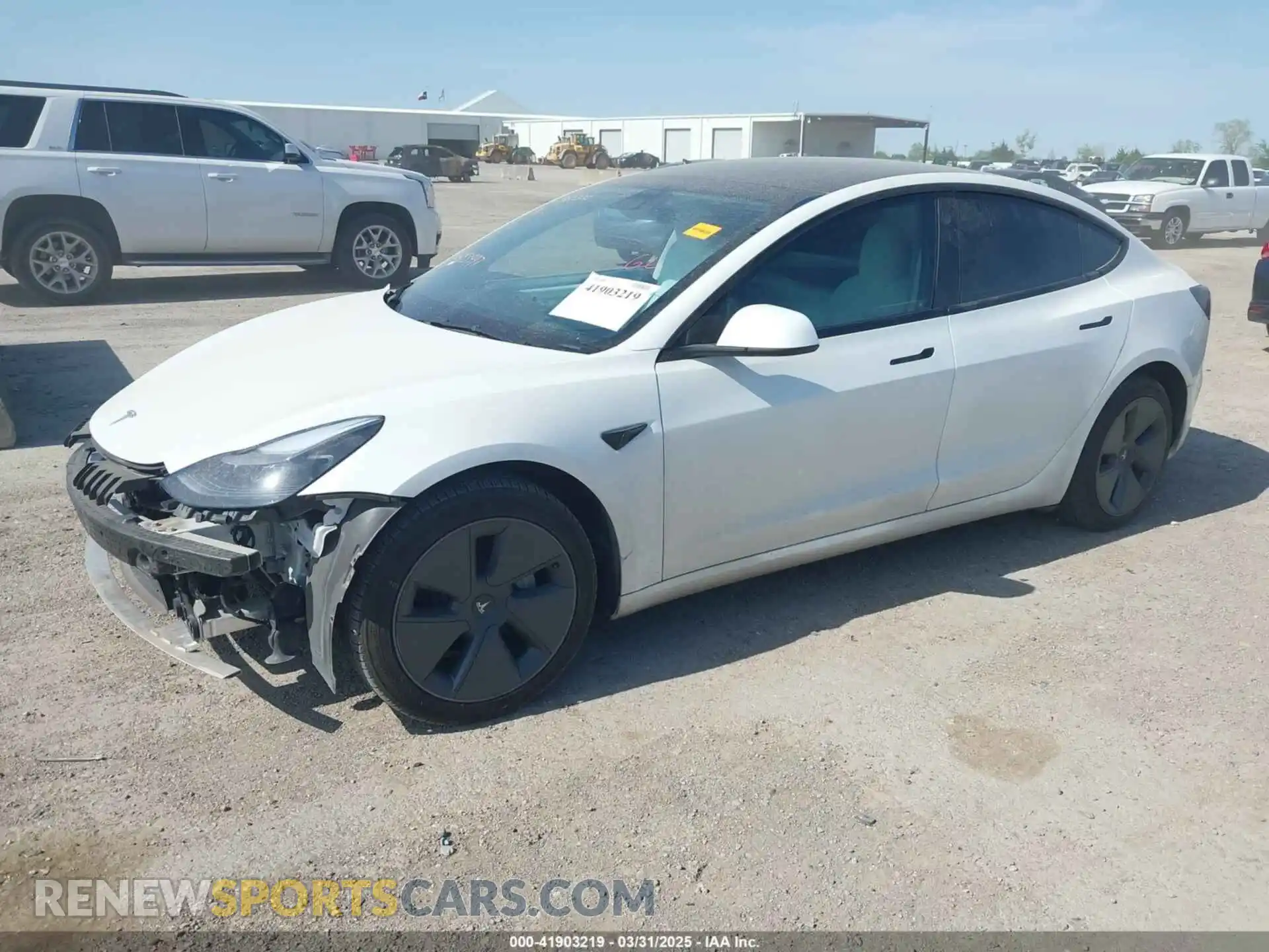 2 Photograph of a damaged car 5YJ3E1EAXPF553997 TESLA MODEL 3 2023
