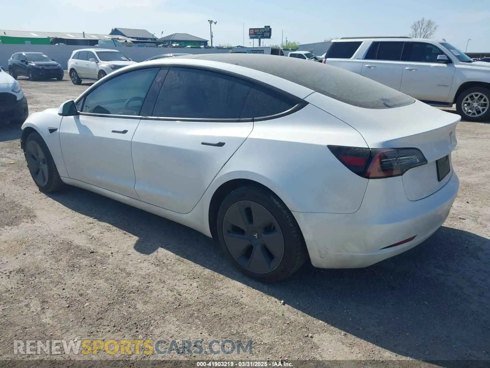 3 Photograph of a damaged car 5YJ3E1EAXPF553997 TESLA MODEL 3 2023