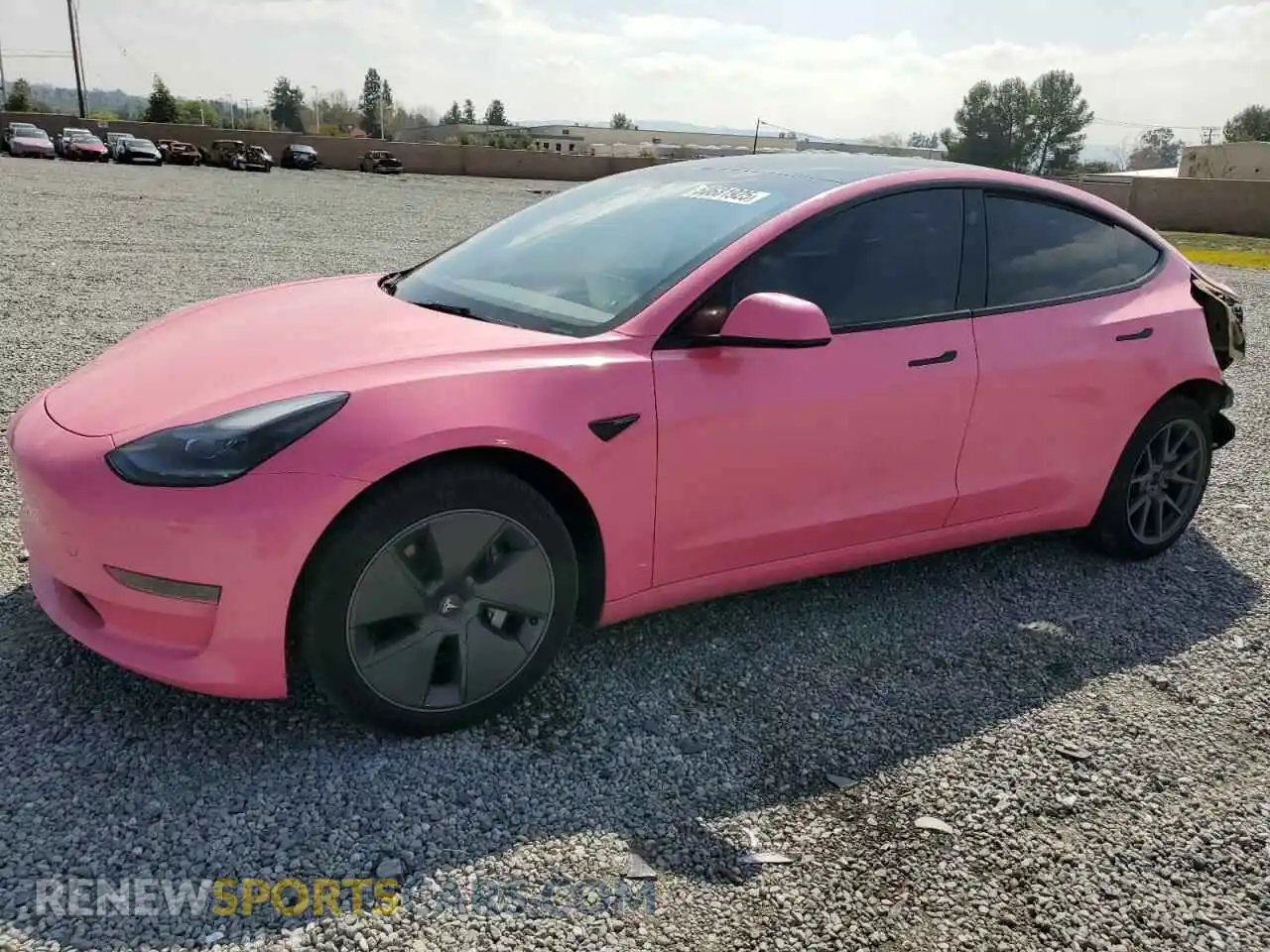 1 Photograph of a damaged car 5YJ3E1EAXPF554356 TESLA MODEL 3 2023