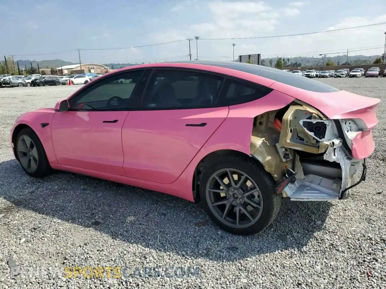 2 Photograph of a damaged car 5YJ3E1EAXPF554356 TESLA MODEL 3 2023
