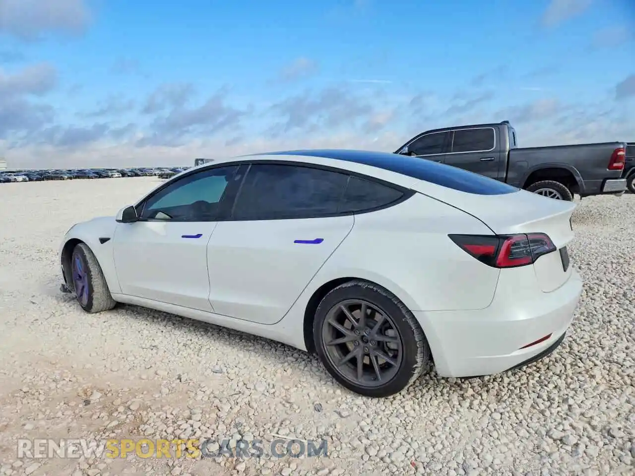 2 Photograph of a damaged car 5YJ3E1EAXPF563851 TESLA MODEL 3 2023