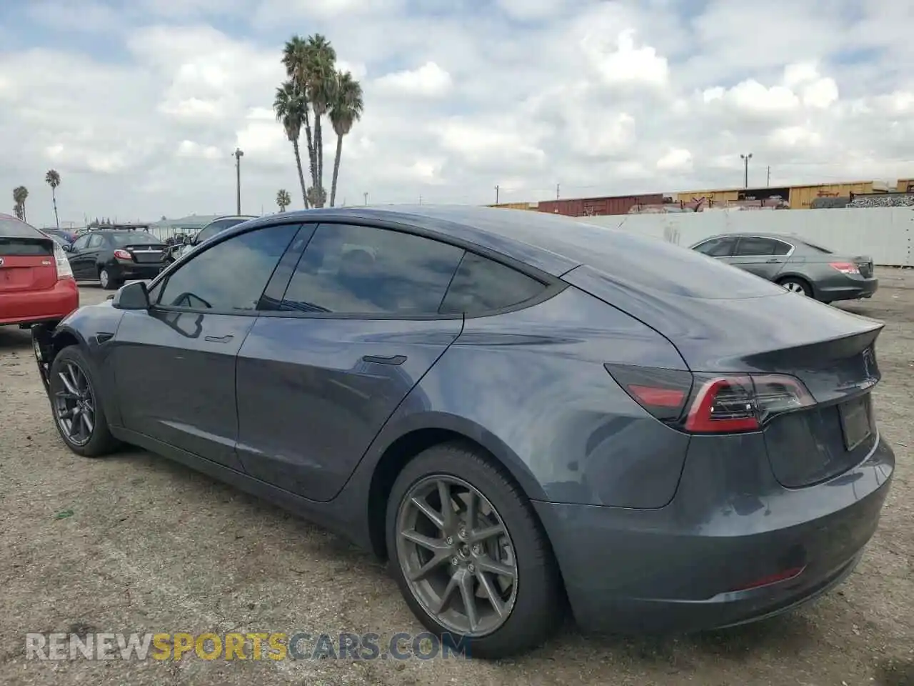 2 Photograph of a damaged car 5YJ3E1EAXPF570668 TESLA MODEL 3 2023