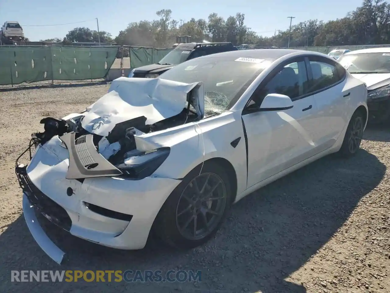 1 Photograph of a damaged car 5YJ3E1EAXPF579645 TESLA MODEL 3 2023