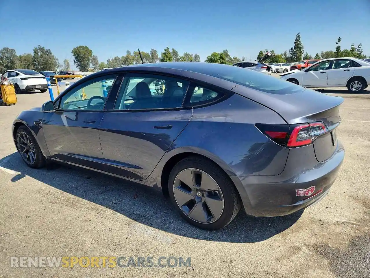 2 Photograph of a damaged car 5YJ3E1EAXPF580343 TESLA MODEL 3 2023