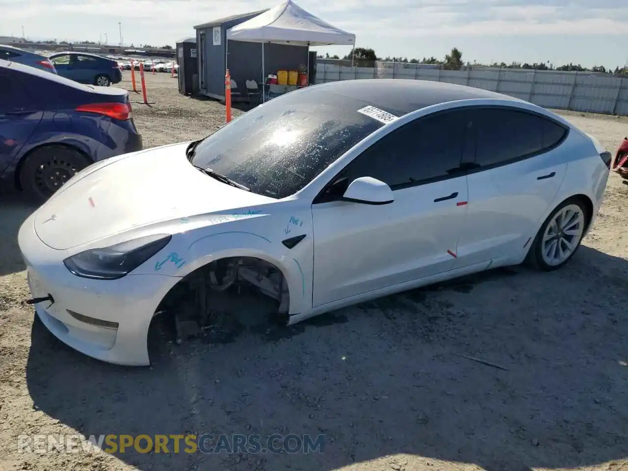 1 fotografías del automóvil dañado 5YJ3E1EAXPF583324 TESLA MODEL 3 2023