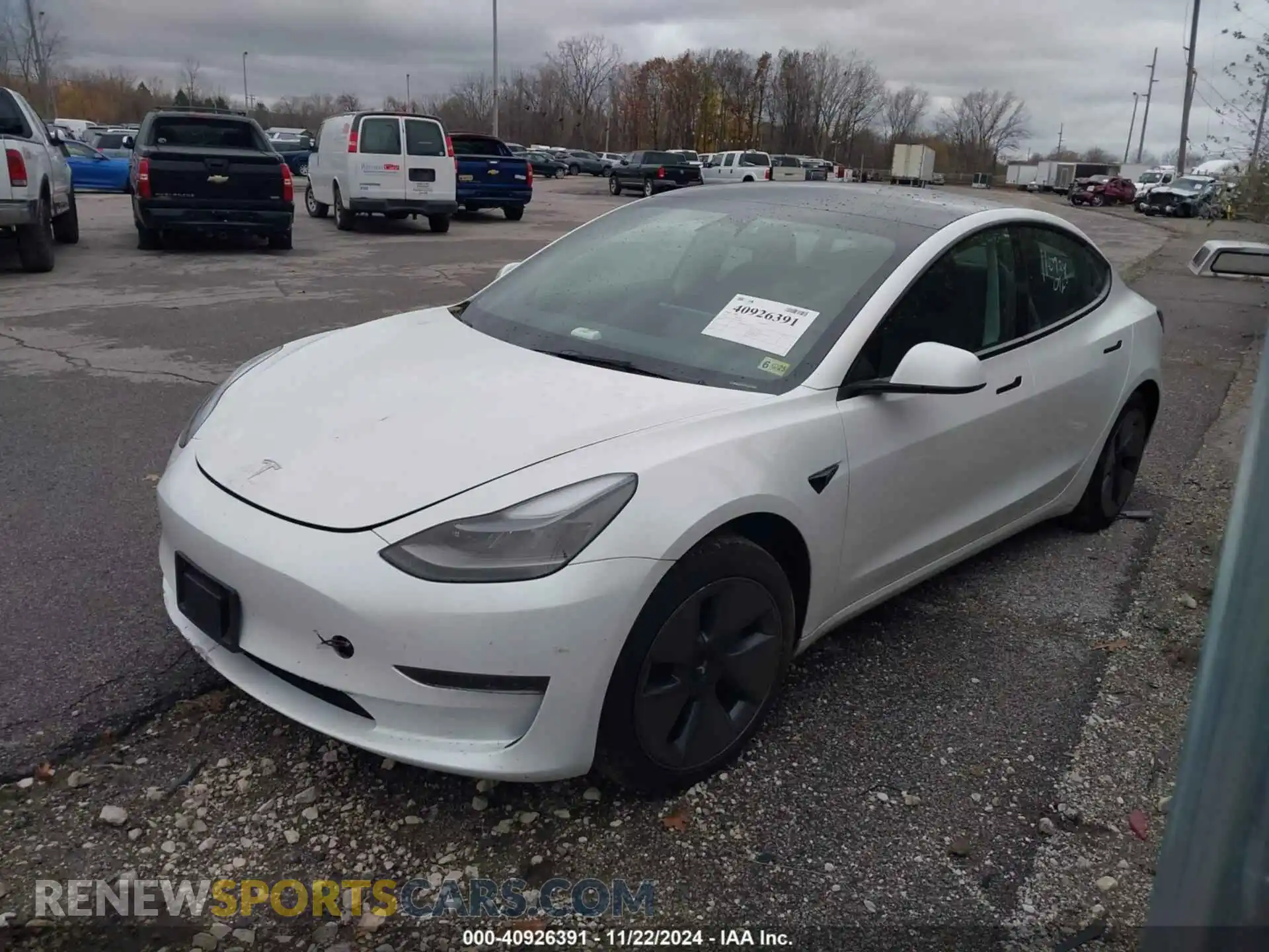 2 Photograph of a damaged car 5YJ3E1EAXPF583565 TESLA MODEL 3 2023
