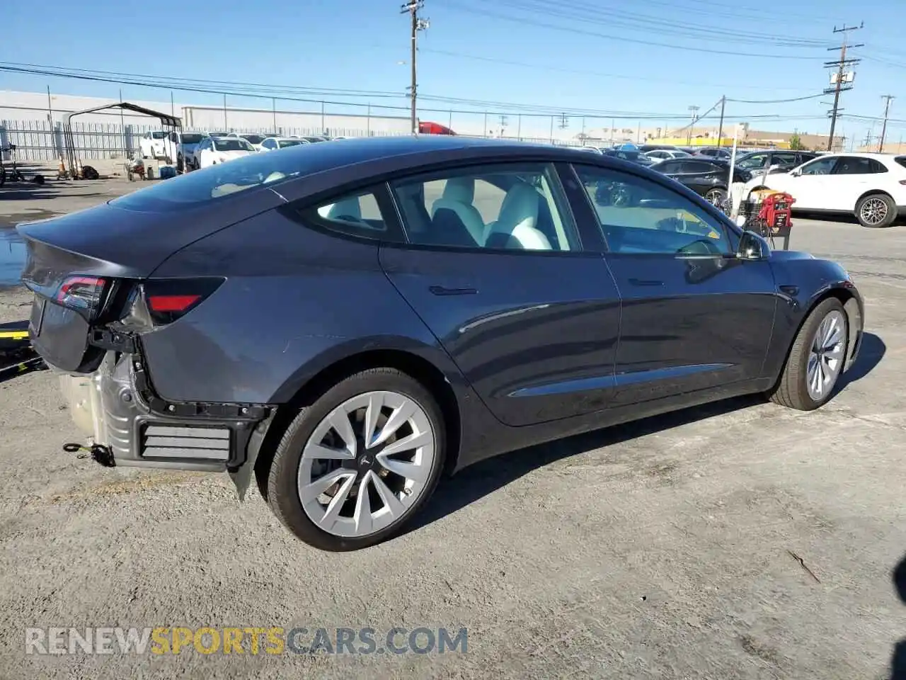 3 Photograph of a damaged car 5YJ3E1EAXPF585395 TESLA MODEL 3 2023