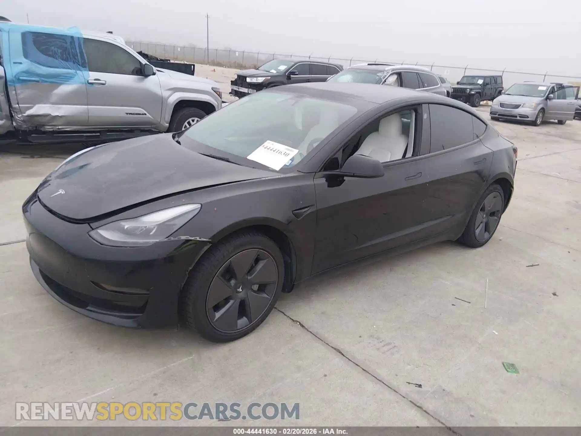 2 Photograph of a damaged car 5YJ3E1EAXPF588166 TESLA MODEL 3 2023