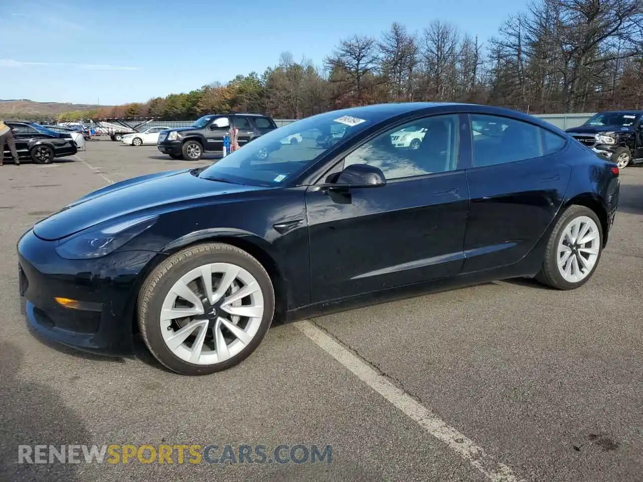 1 Photograph of a damaged car 5YJ3E1EAXPF594534 TESLA MODEL 3 2023