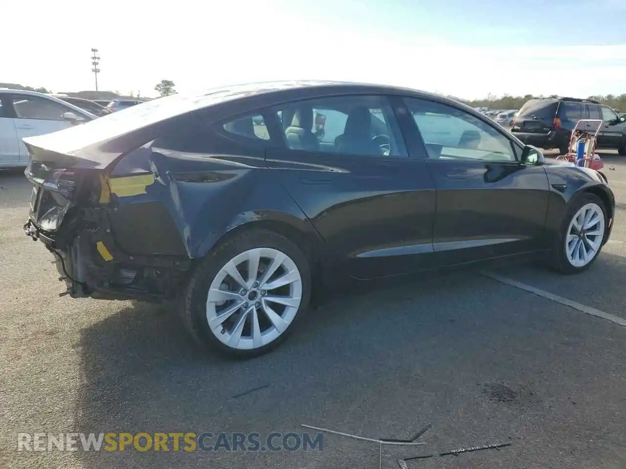 3 Photograph of a damaged car 5YJ3E1EAXPF594534 TESLA MODEL 3 2023