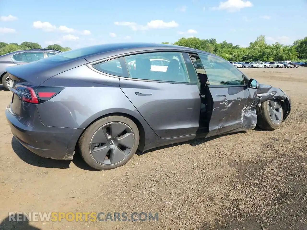 3 Photograph of a damaged car 5YJ3E1EAXPF594565 TESLA MODEL 3 2023