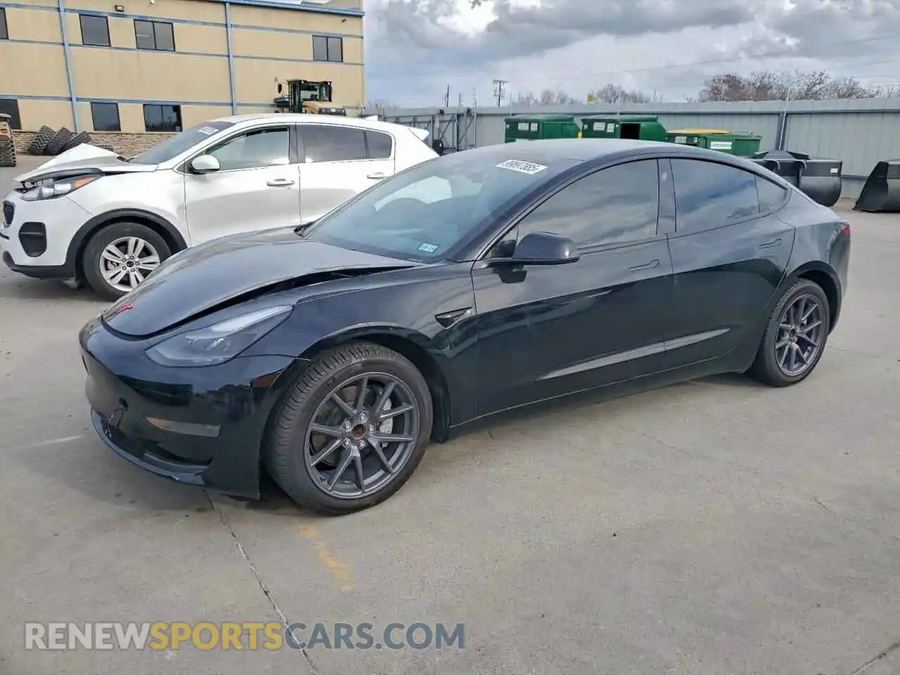 1 Photograph of a damaged car 5YJ3E1EAXPF600669 TESLA MODEL 3 2023