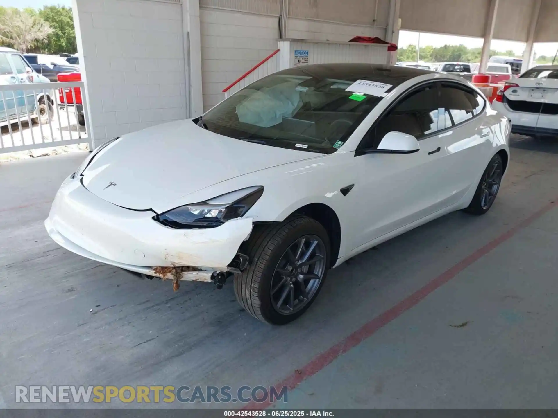 2 Photograph of a damaged car 5YJ3E1EAXPF606178 TESLA MODEL 3 2023