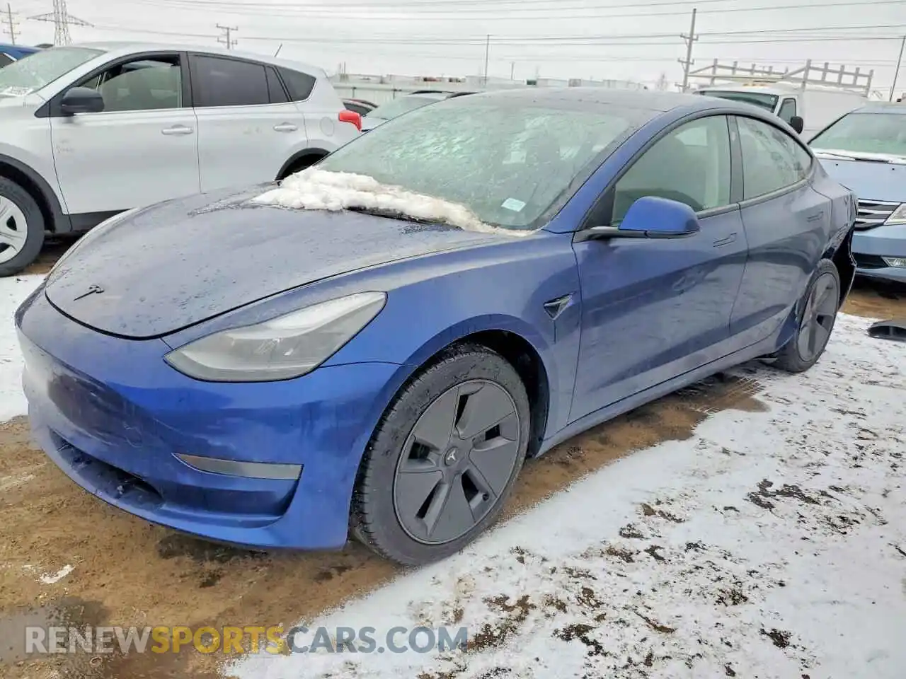 1 Photograph of a damaged car 5YJ3E1EAXPF609551 TESLA MODEL 3 2023