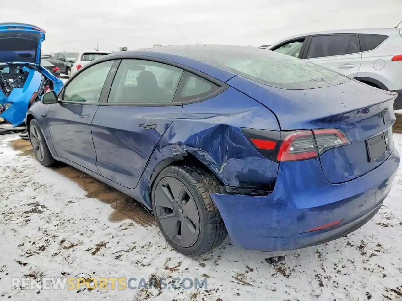 2 Photograph of a damaged car 5YJ3E1EAXPF609551 TESLA MODEL 3 2023