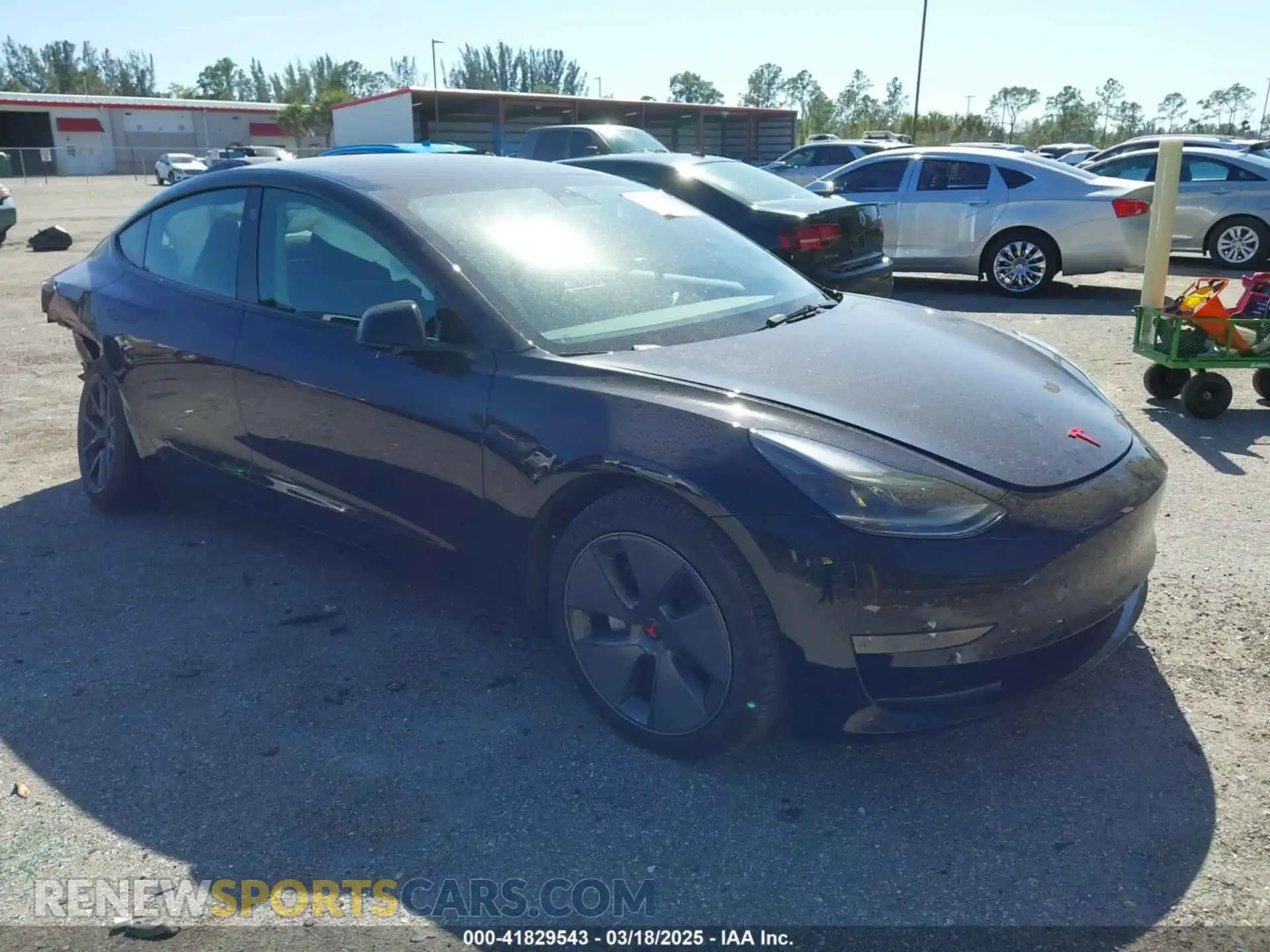 1 Photograph of a damaged car 5YJ3E1EAXPF623403 TESLA MODEL 3 2023