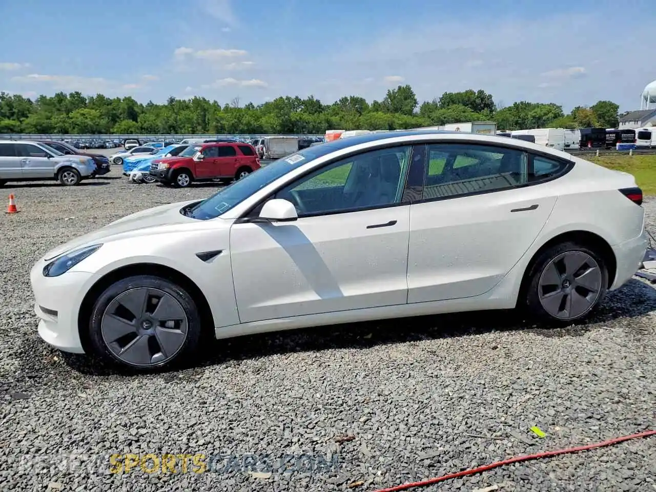 1 Photograph of a damaged car 5YJ3E1EAXPF638855 TESLA MODEL 3 2023