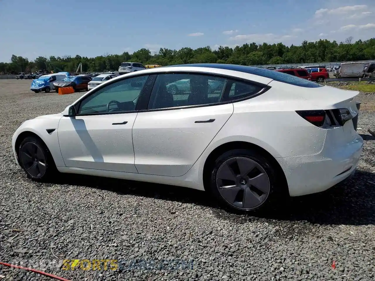 2 Photograph of a damaged car 5YJ3E1EAXPF638855 TESLA MODEL 3 2023