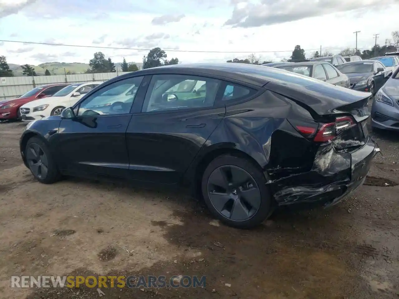 2 Photograph of a damaged car 5YJ3E1EAXPF647457 TESLA MODEL 3 2023
