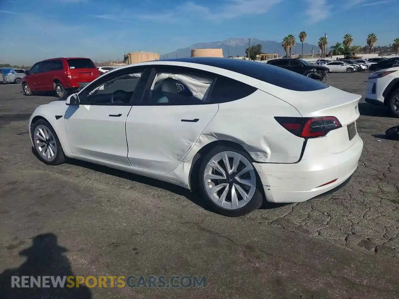 2 Photograph of a damaged car 5YJ3E1EAXPF647944 TESLA MODEL 3 2023