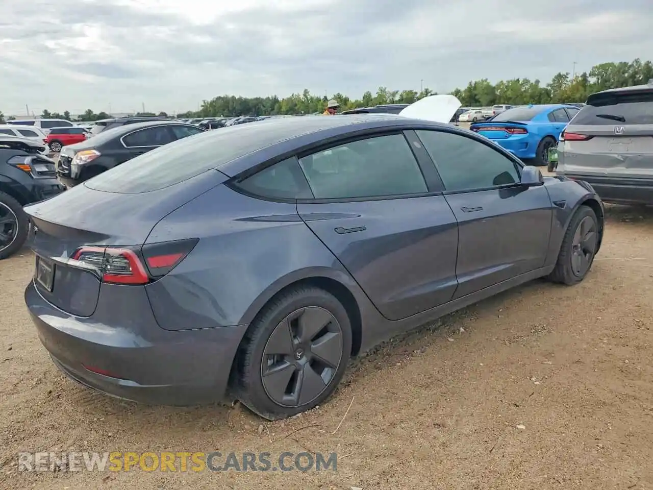 3 Photograph of a damaged car 5YJ3E1EAXPF657972 TESLA MODEL 3 2023