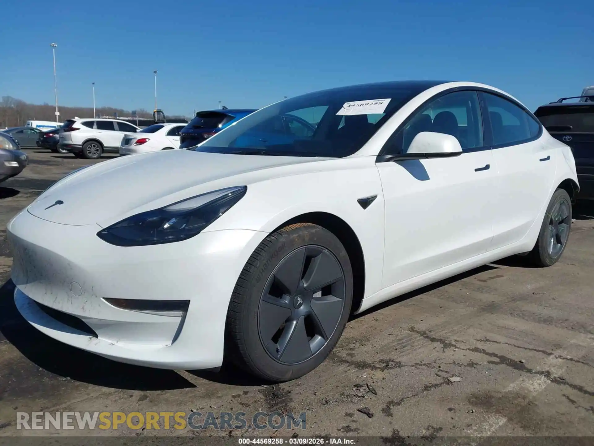 2 Photograph of a damaged car 5YJ3E1EAXPF661102 TESLA MODEL 3 2023