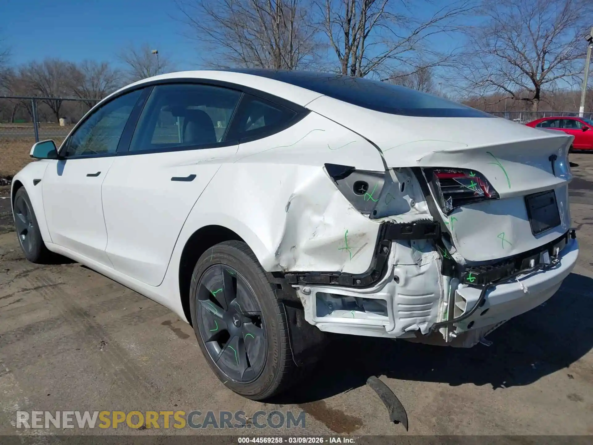 3 Photograph of a damaged car 5YJ3E1EAXPF661102 TESLA MODEL 3 2023