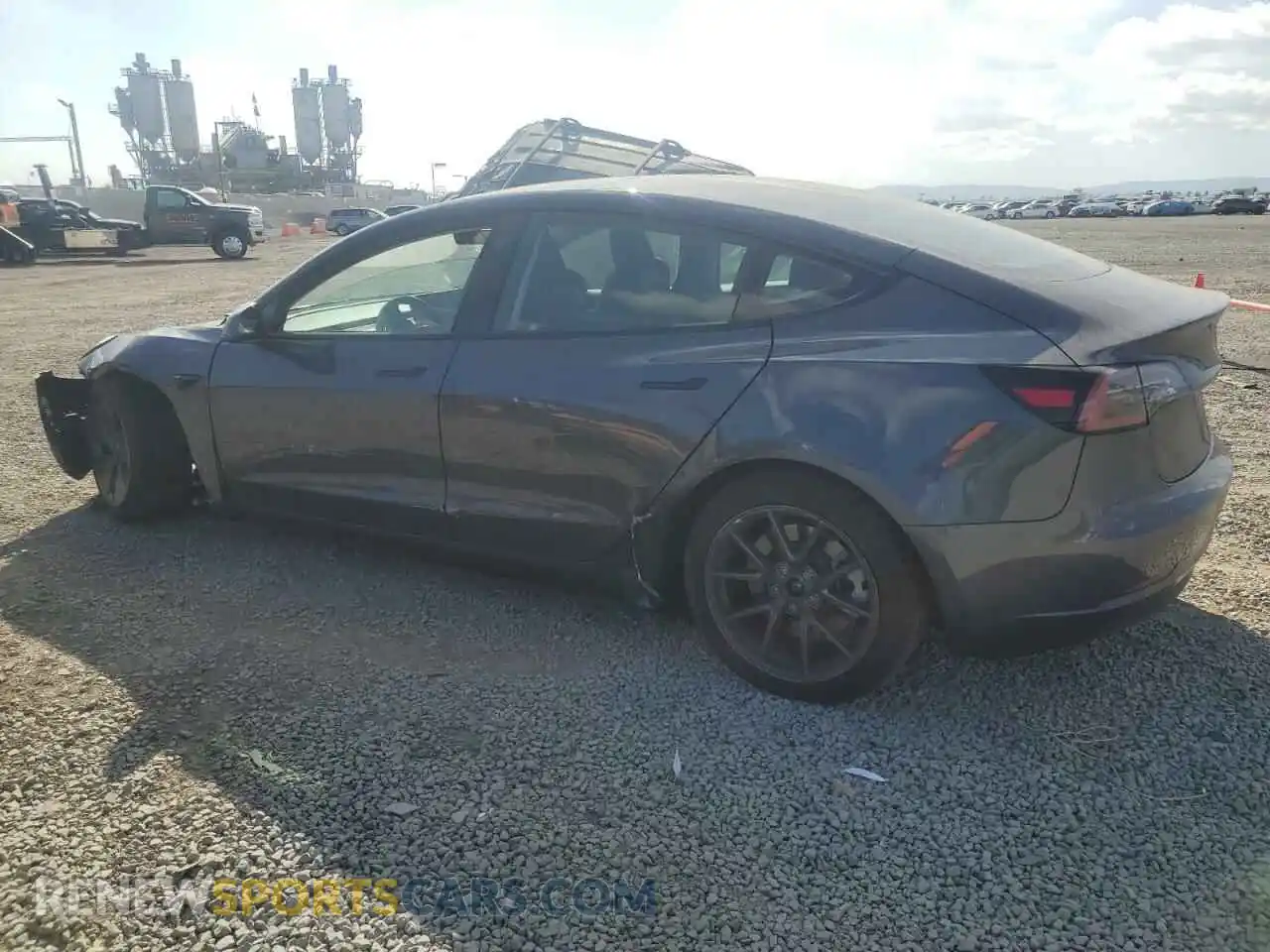 2 Photograph of a damaged car 5YJ3E1EAXPF664484 TESLA MODEL 3 2023
