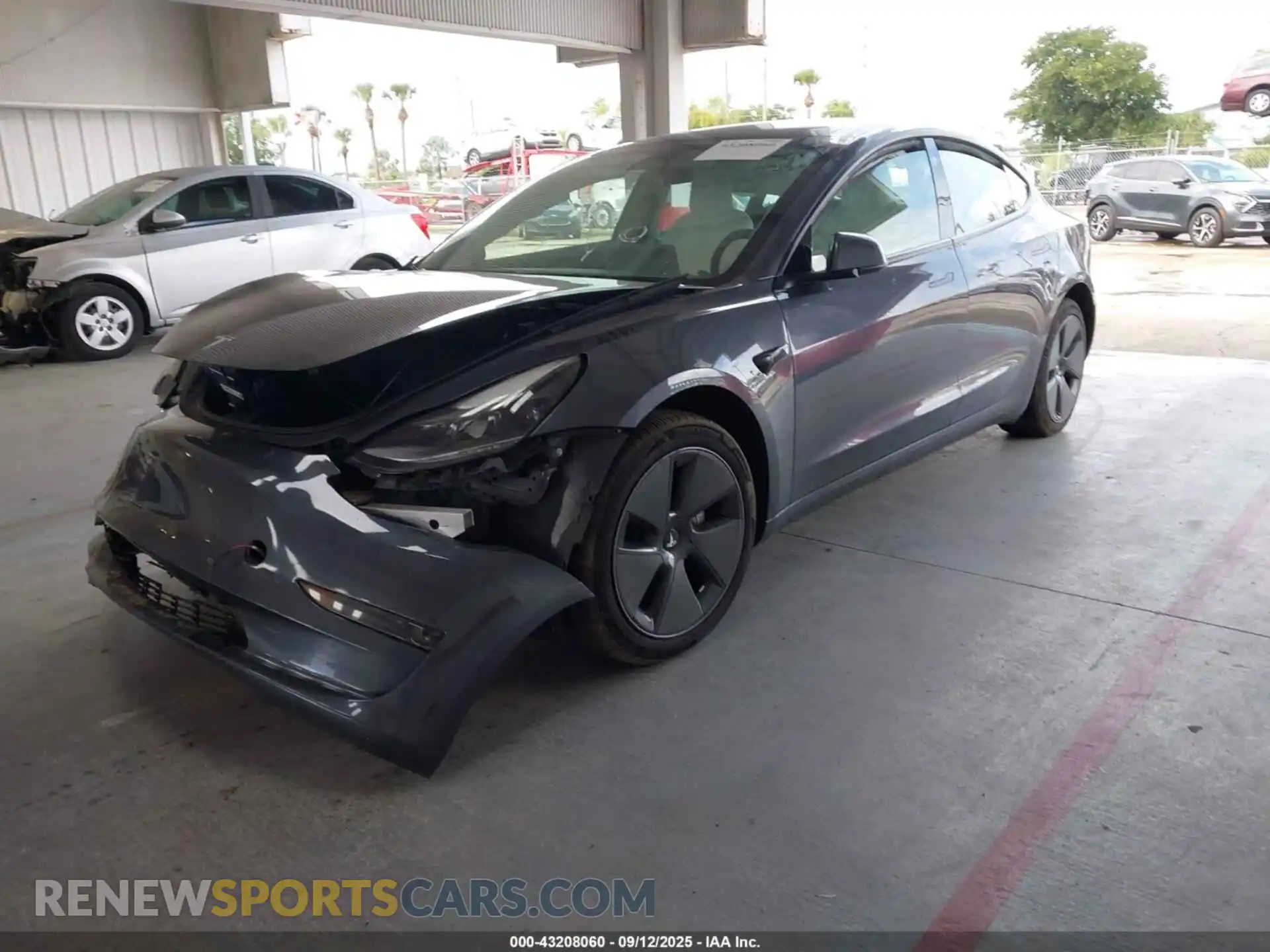 2 Photograph of a damaged car 5YJ3E1EAXPF670060 TESLA MODEL 3 2023