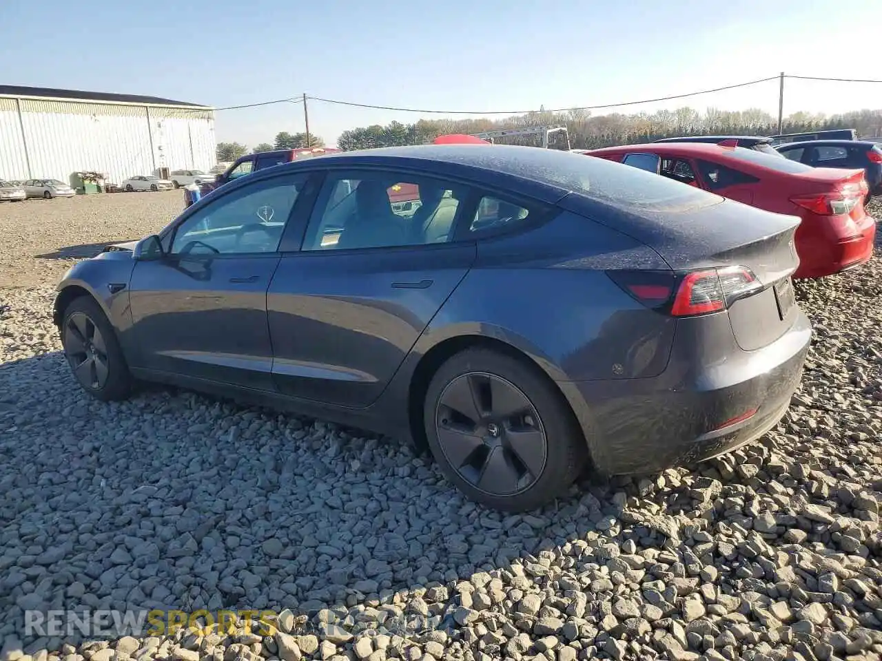 2 Photograph of a damaged car 5YJ3E1EAXPF672889 TESLA MODEL 3 2023