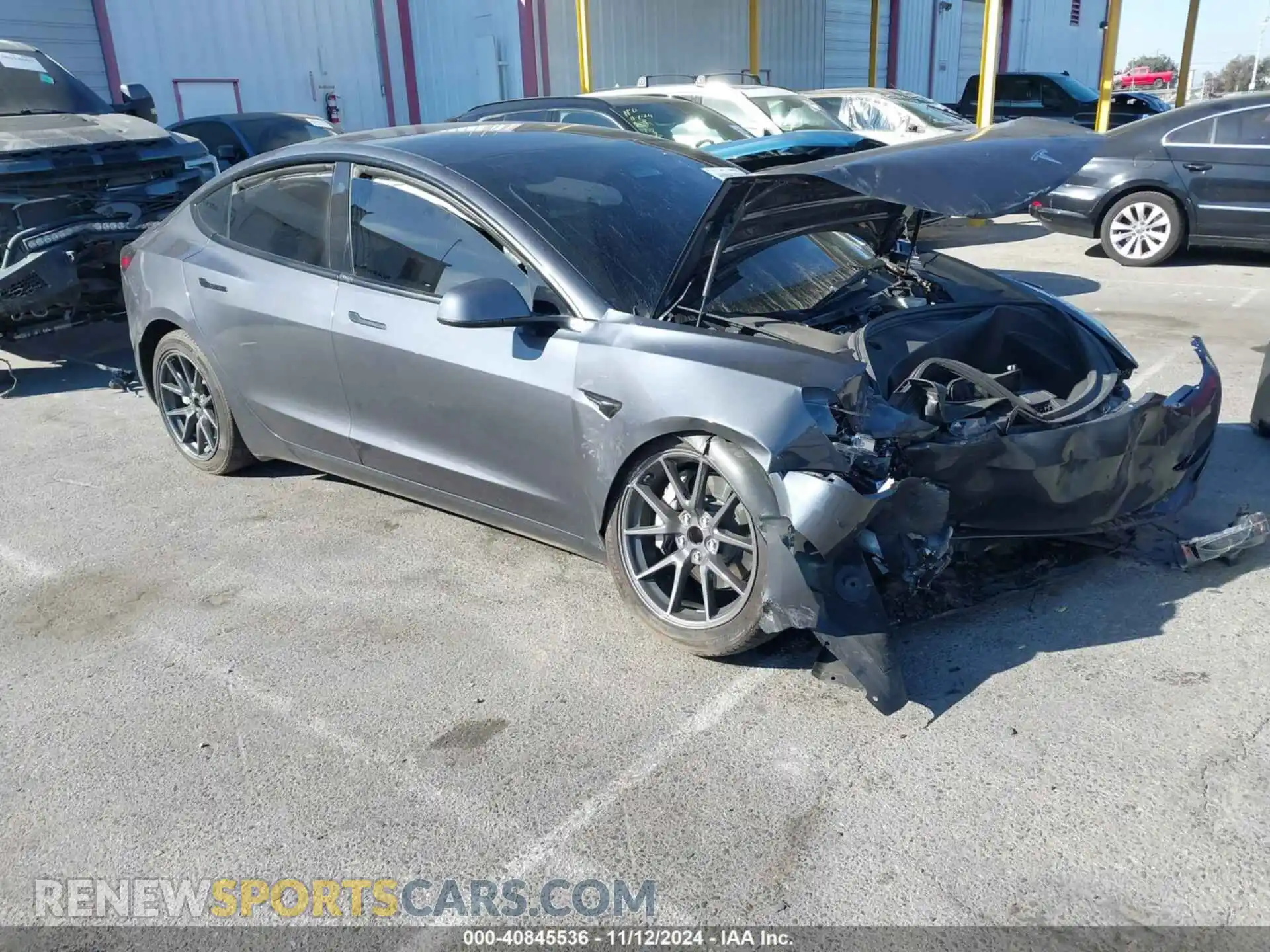 1 Photograph of a damaged car 5YJ3E1EAXPF679258 TESLA MODEL 3 2023