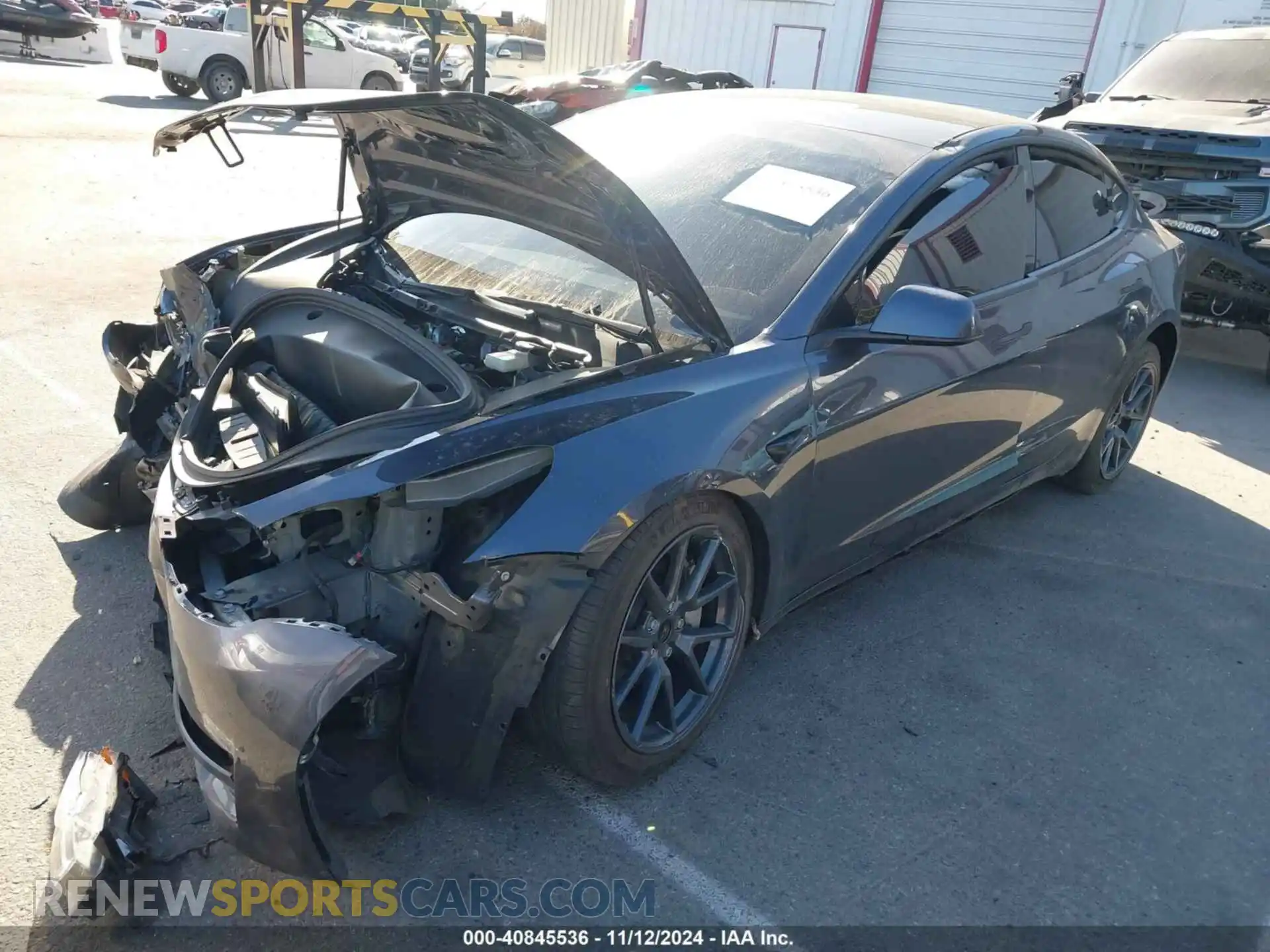 2 Photograph of a damaged car 5YJ3E1EAXPF679258 TESLA MODEL 3 2023