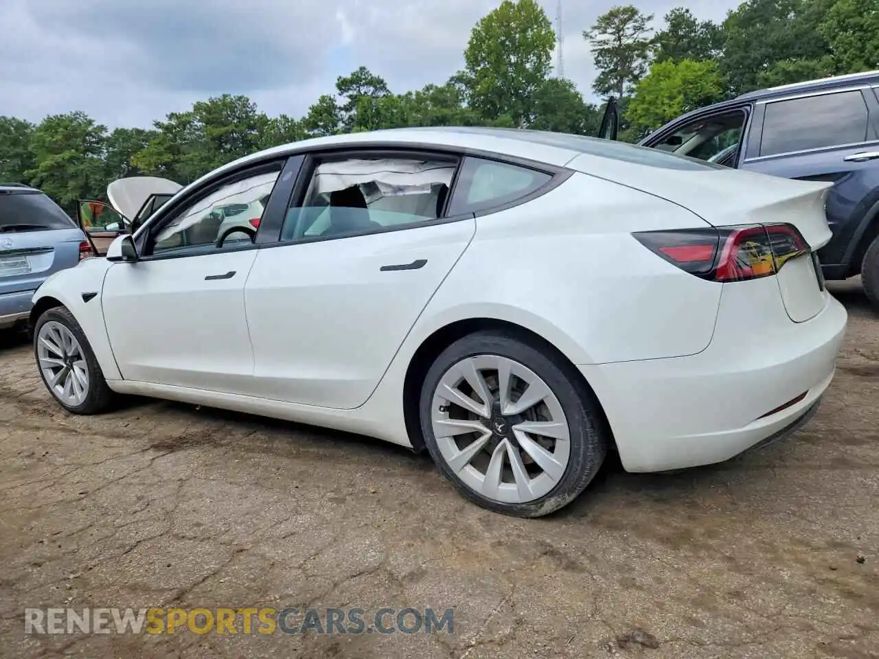 2 Photograph of a damaged car 5YJ3E1EAXPF680507 TESLA MODEL 3 2023