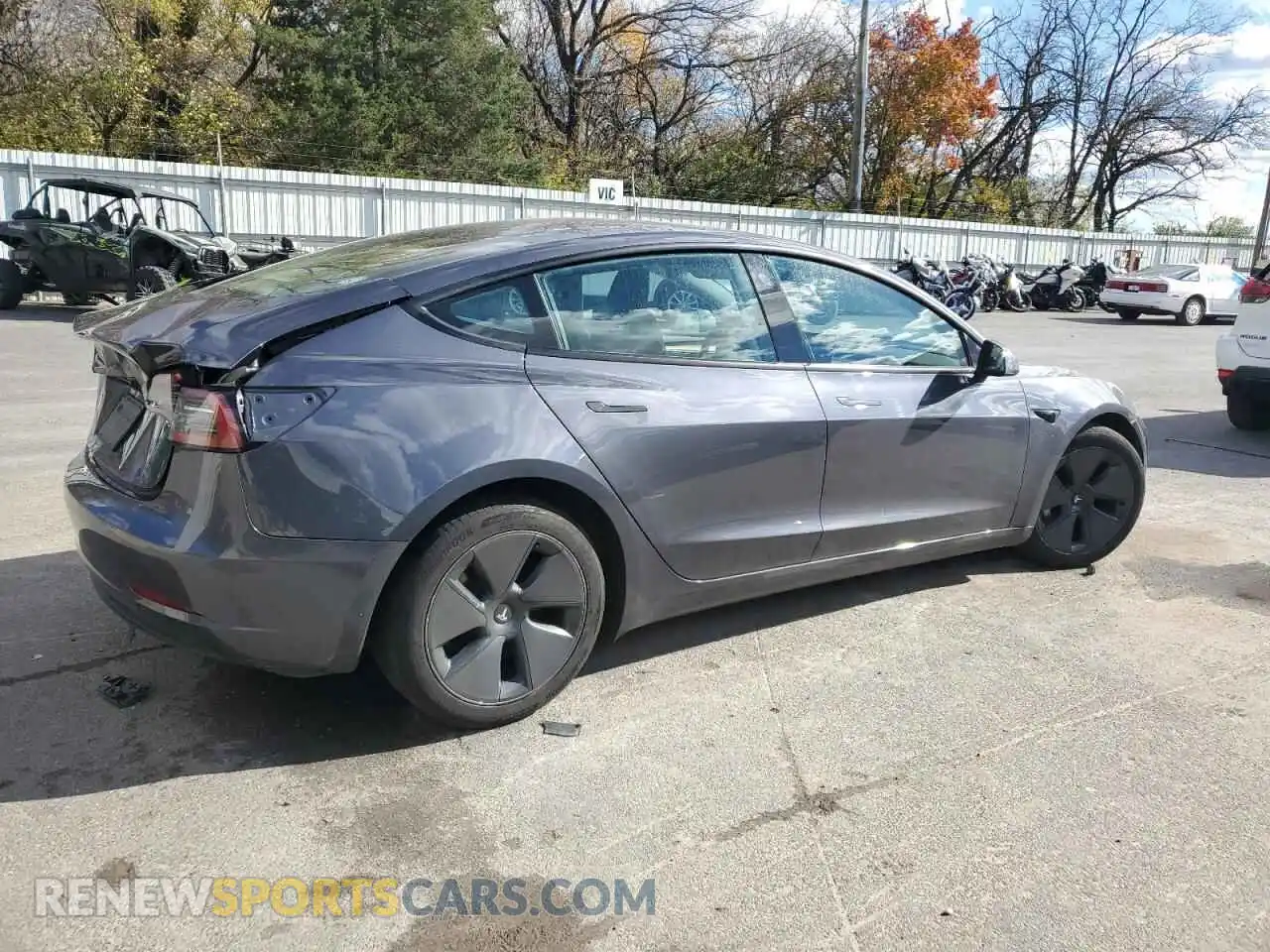 3 Photograph of a damaged car 5YJ3E1EAXPF681690 TESLA MODEL 3 2023