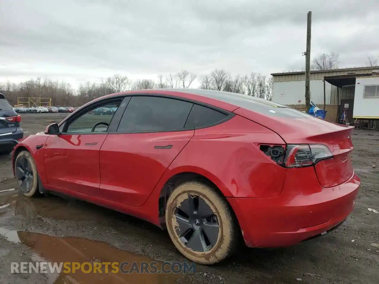2 Photograph of a damaged car 5YJ3E1EAXPF691071 TESLA MODEL 3 2023