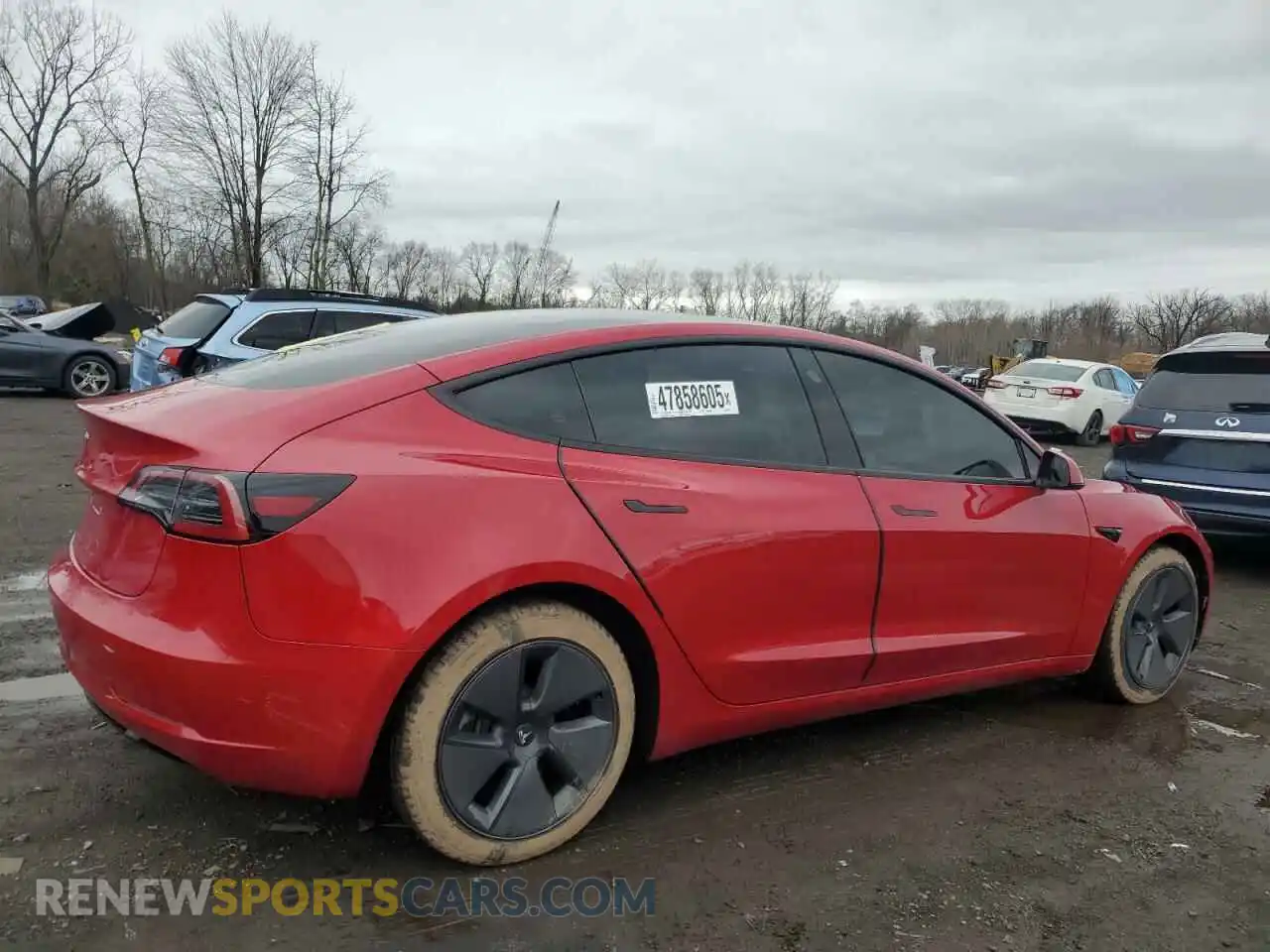 3 Photograph of a damaged car 5YJ3E1EAXPF691071 TESLA MODEL 3 2023