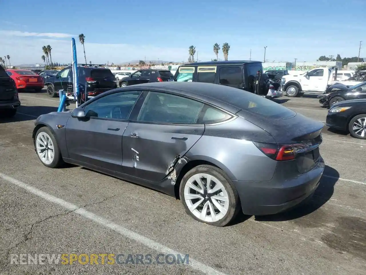 2 Photograph of a damaged car 5YJ3E1EAXPF691880 TESLA MODEL 3 2023