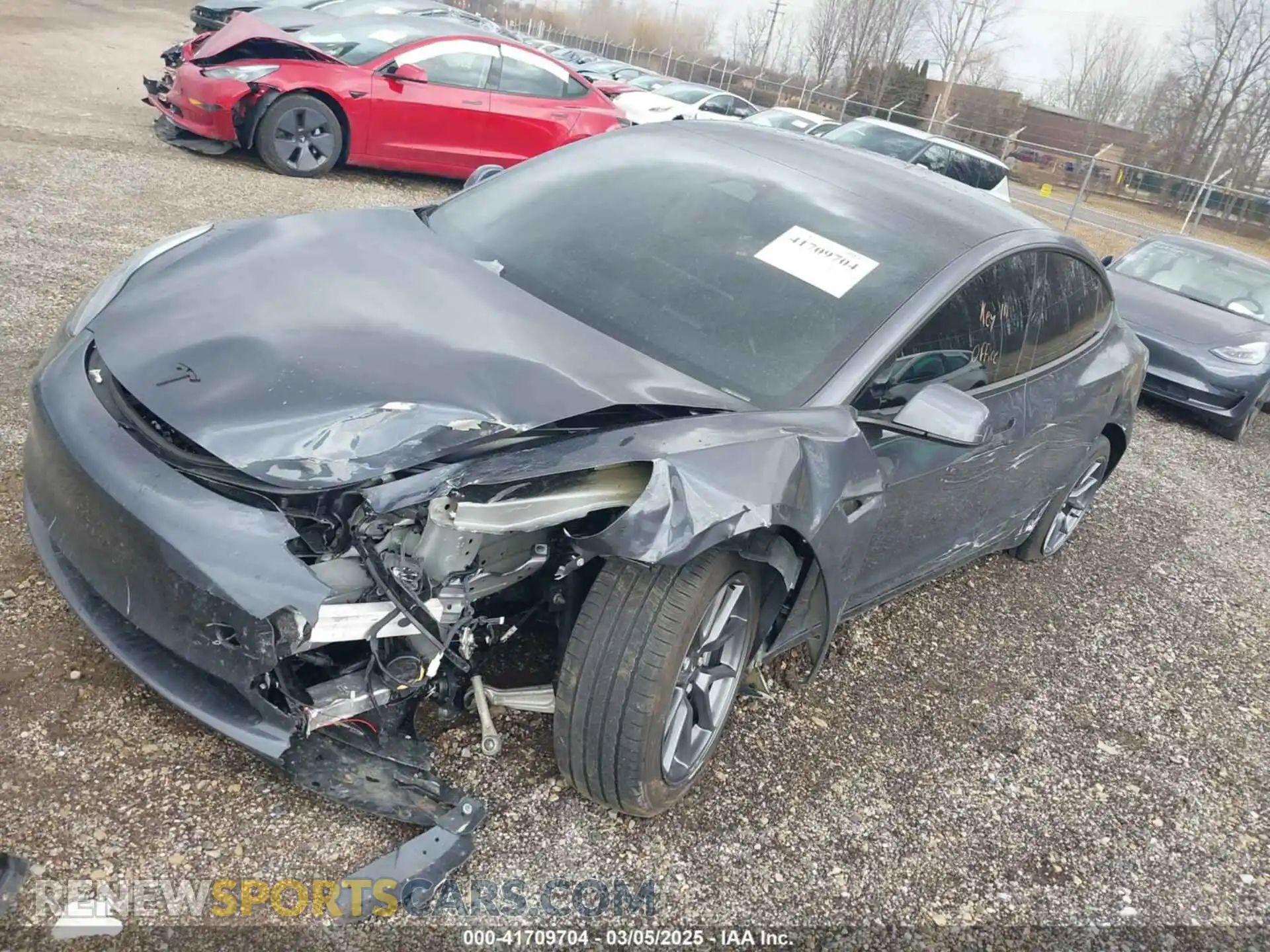 2 Photograph of a damaged car 5YJ3E1EAXPF693693 TESLA MODEL 3 2023