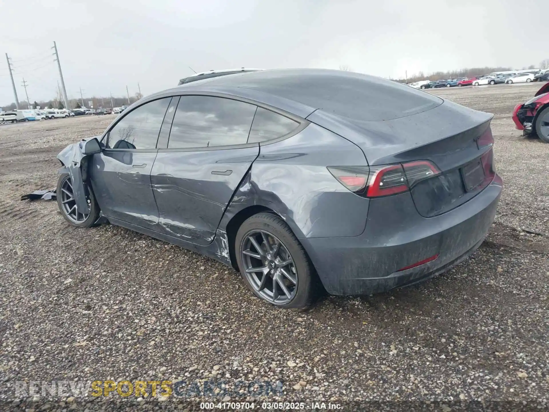 3 Photograph of a damaged car 5YJ3E1EAXPF693693 TESLA MODEL 3 2023