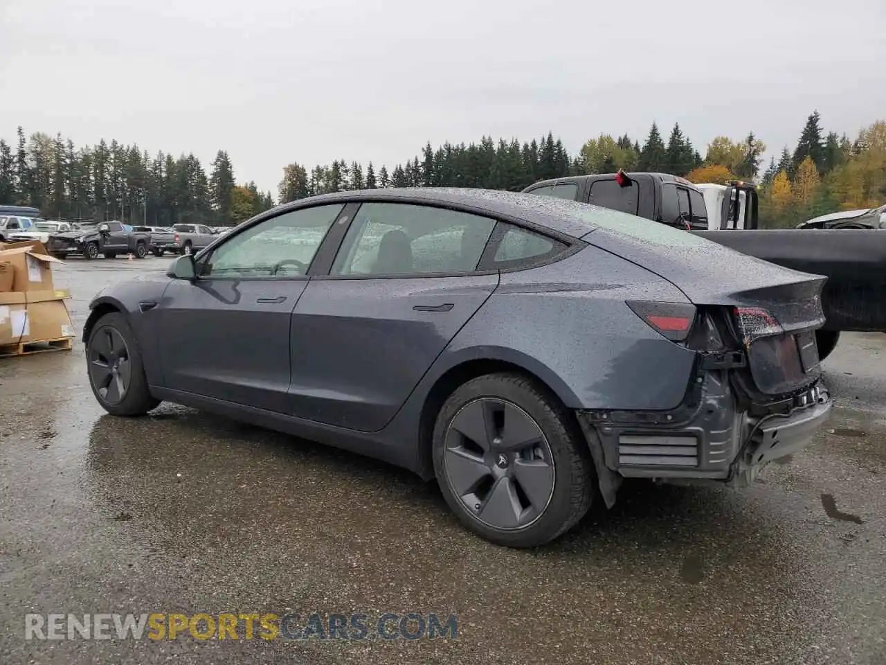 2 Photograph of a damaged car 5YJ3E1EAXPF713408 TESLA MODEL 3 2023