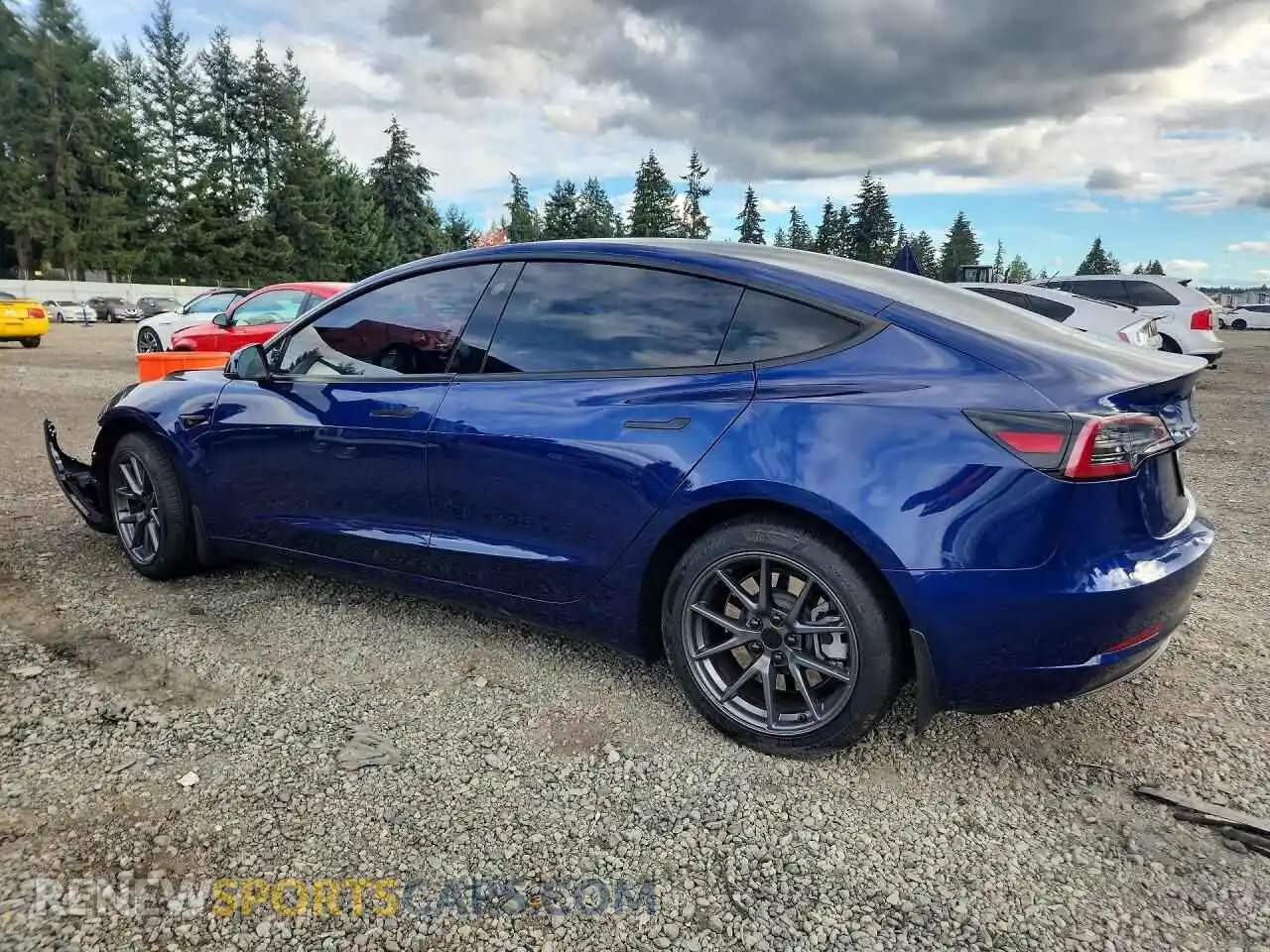 2 Фотография поврежденного автомобиля 5YJ3E1EB0PF387417 TESLA MODEL 3 2023