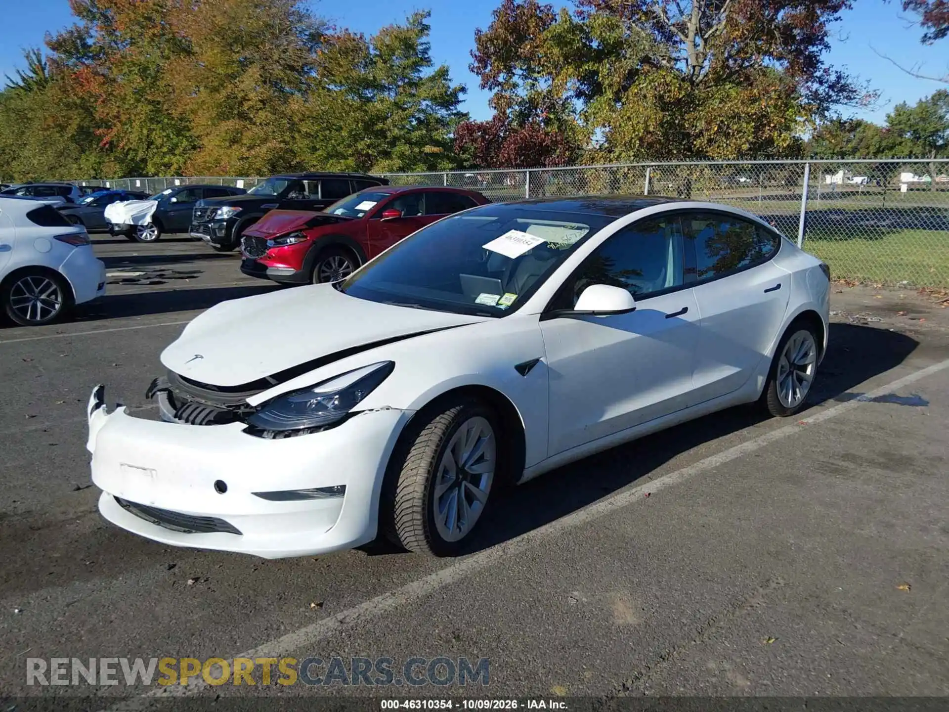 2 Photograph of a damaged car 5YJ3E1EB0PF390088 TESLA MODEL 3 2023