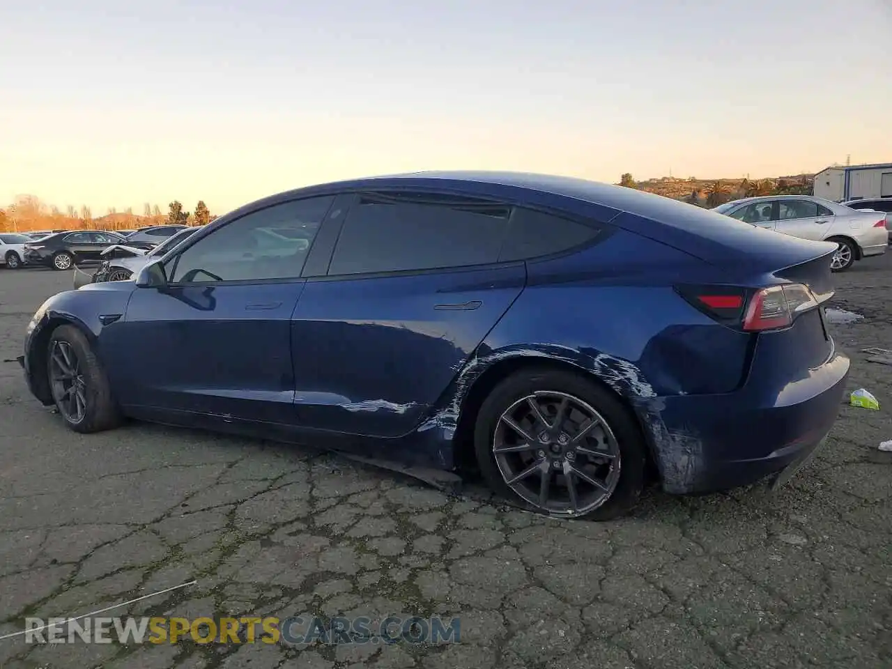 2 Photograph of a damaged car 5YJ3E1EB0PF391516 TESLA MODEL 3 2023