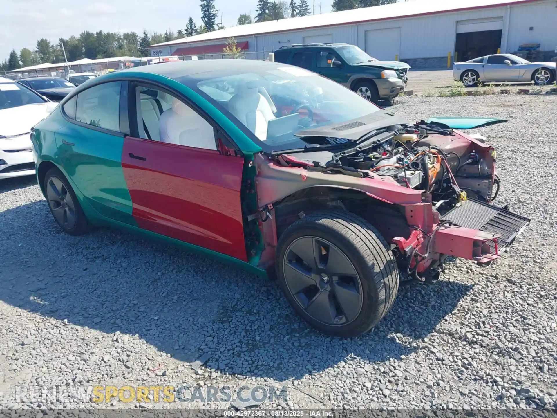 1 Photograph of a damaged car 5YJ3E1EB0PF462231 TESLA MODEL 3 2023
