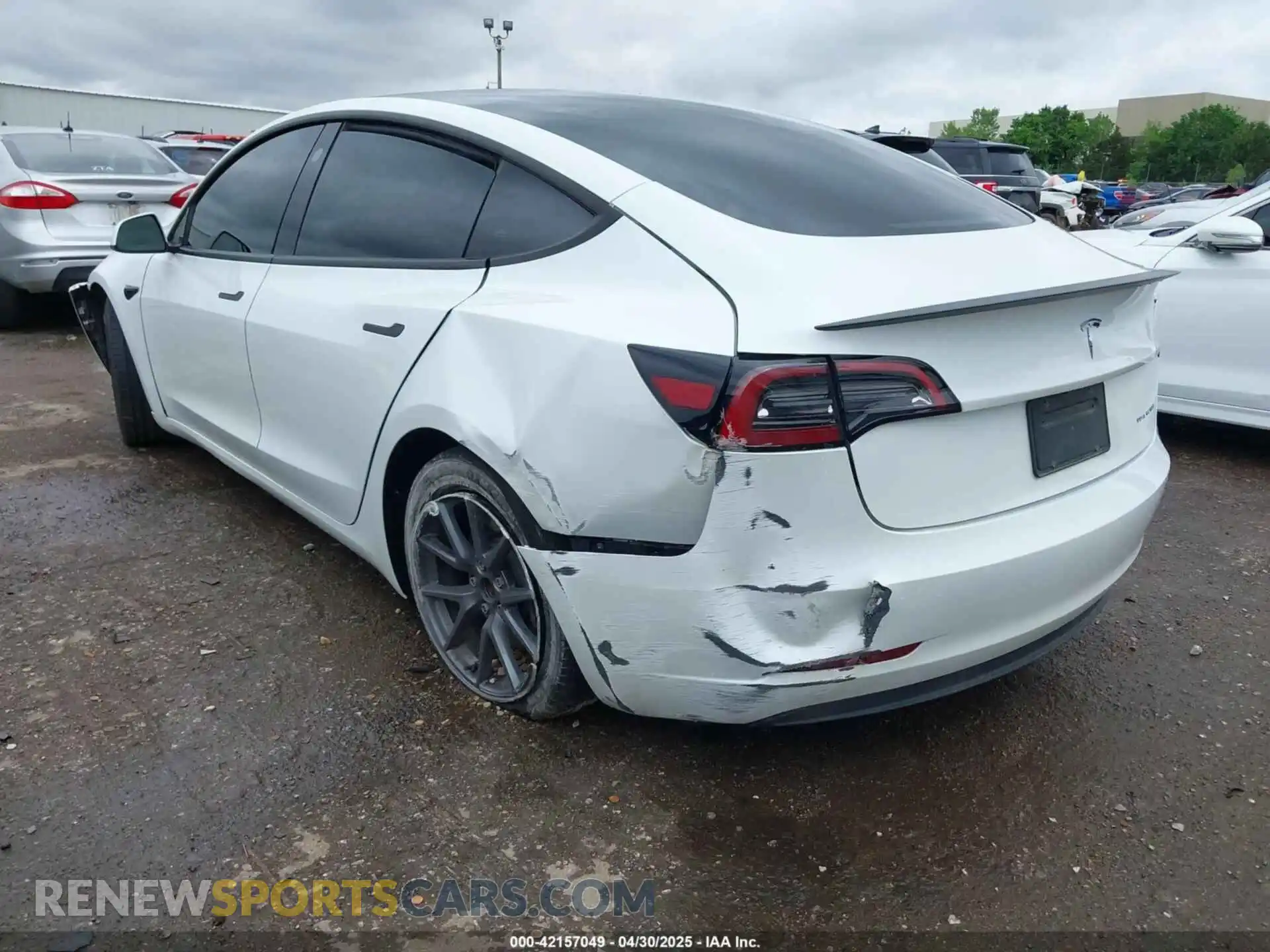 3 Photograph of a damaged car 5YJ3E1EB0PF596303 TESLA MODEL 3 2023