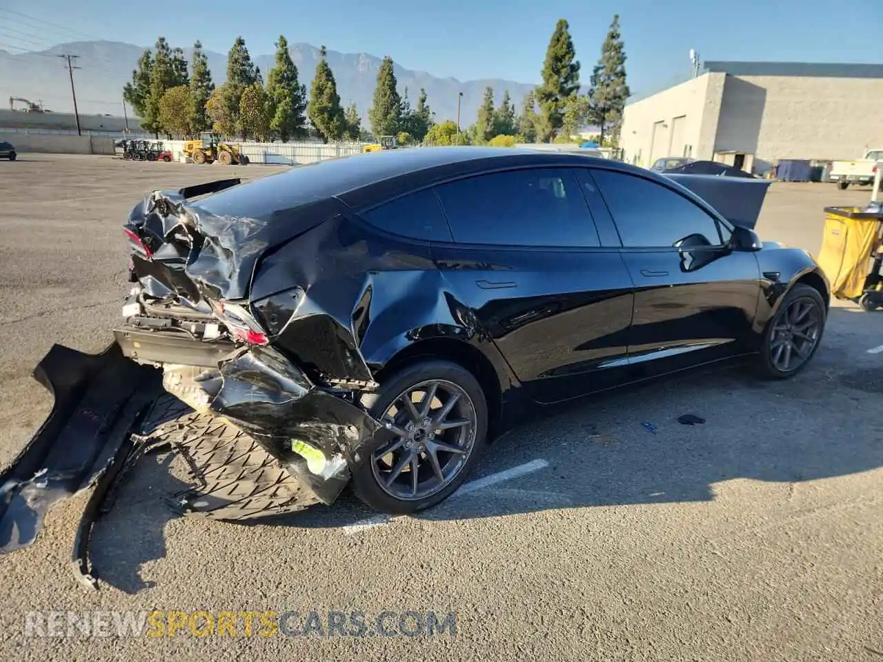 3 Photograph of a damaged car 5YJ3E1EB0PF608269 TESLA MODEL 3 2023